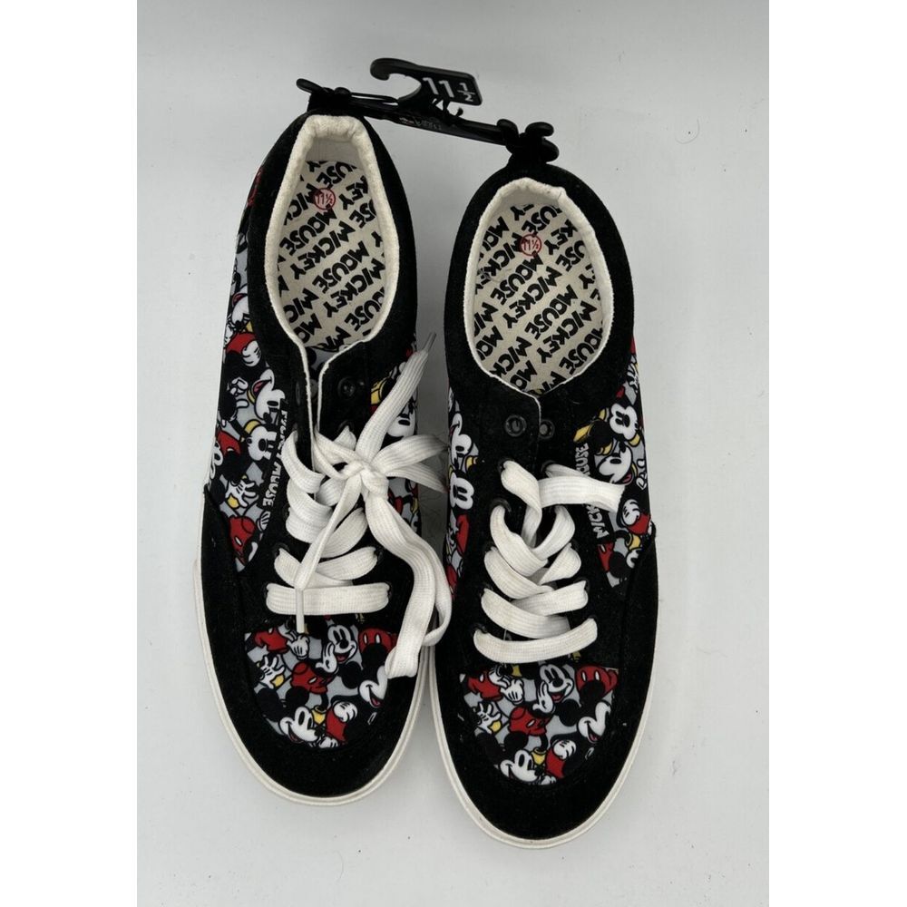GROUND UP DISNEY MICKEY MOUSE SNEAKERS TENNIS SHOES MEN'S SIZE 11.5 UNISEX‎ LACE